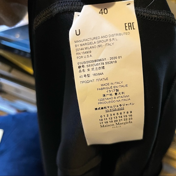 Maison Martin Margiela Black Cutout Tank Midi Dress 40 8 - Picture 10 of 11